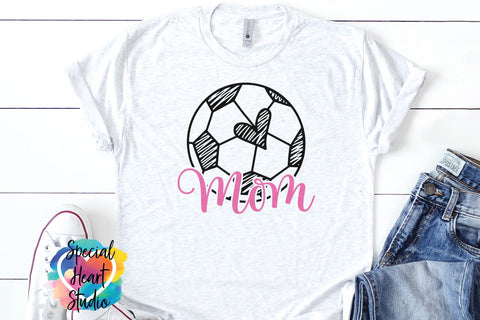 Soccer Mom Scribble Ball SVG Special Heart Studio 