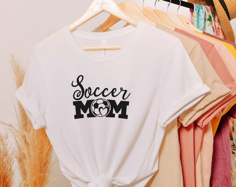 Soccer Mom SVG Bundle, 6 Designs, Soccer Mom Messy Bun SVG, Loud And Proud Soccer Mom SVG, My Favorite Player Calls Me Mom SVG SVG HappyDesignStudio 