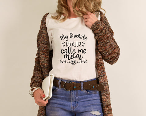 Soccer Mom SVG Bundle, 6 Designs, Soccer Mom Messy Bun SVG, Loud And Proud Soccer Mom SVG, My Favorite Player Calls Me Mom SVG SVG HappyDesignStudio 