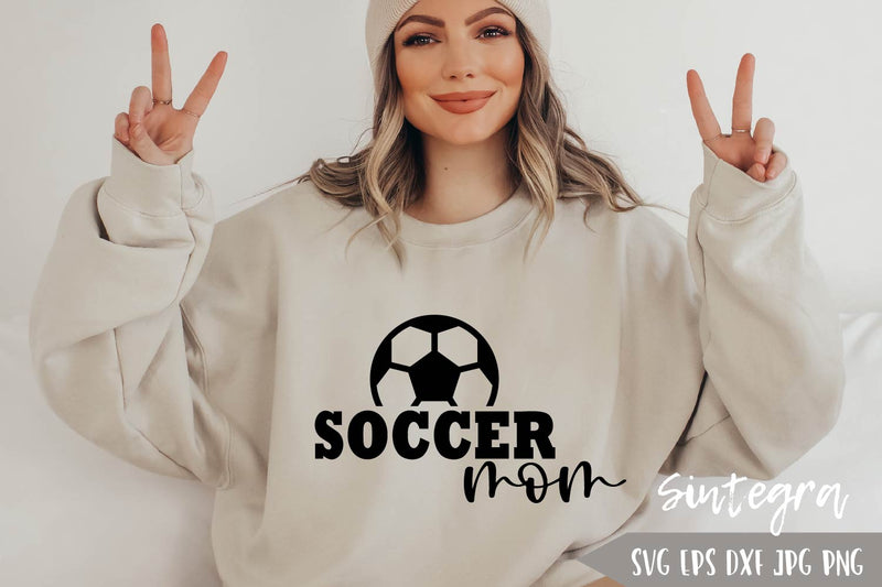 Soccer Mom SVG Cut File, PNG Print Free For Commercial Use - So Fontsy