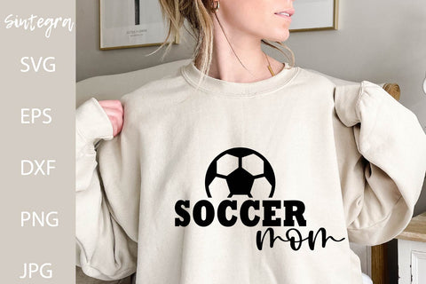Soccer Mom SVG Cut File, PNG Print Free For Commercial Use SVG Sintegra 