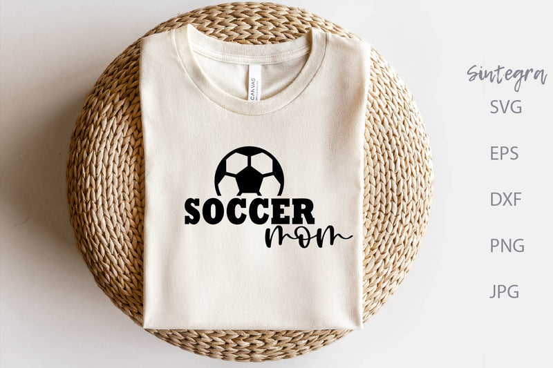 Soccer Mom SVG Cut File, PNG Print Free For Commercial Use - So Fontsy