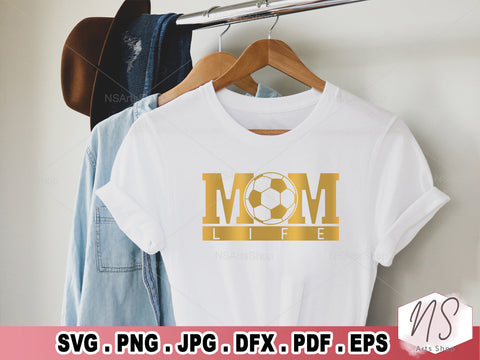 Soccer Mom SVG, football mom SVG , Soccer mom life SVG, cut file, Cricut file, silhouette file, dxf, png SVG NS Arts Shop 