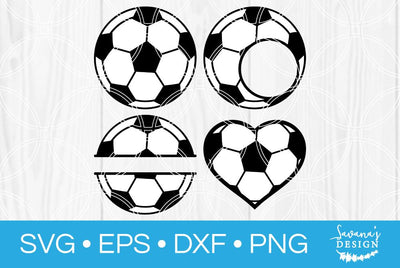 Soccer Monogram Bundle SVG SavanasDesign 