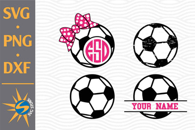 Soccer Monogram SVG, PNG, DXF Digital Files Include SVG SVGStoreShop 