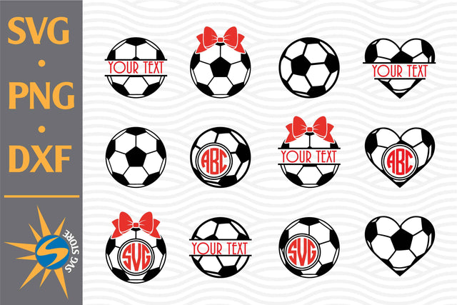 Soccer Monogram SVG, PNG, DXF Digital Files Include SVG SVGStoreShop 