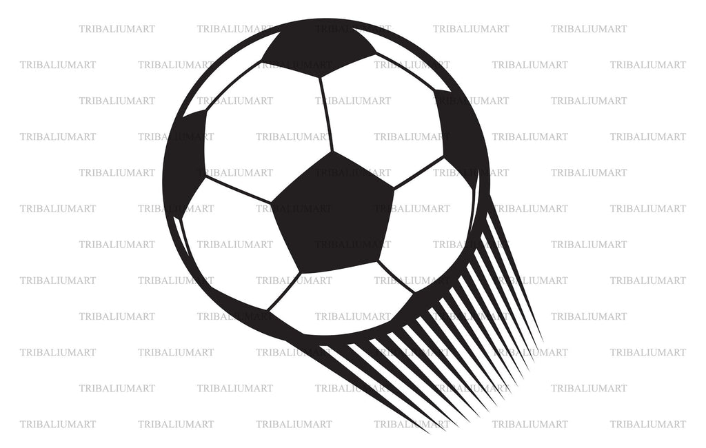 Soccer or football ball. Cut files for Cricut. Clip Art silhouettes ...