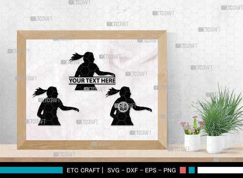 Soccer Player Monogram, Soccer Player Silhouette, Soccer Player SVG, Soccer Svg, SB00130 SVG ETC Craft 