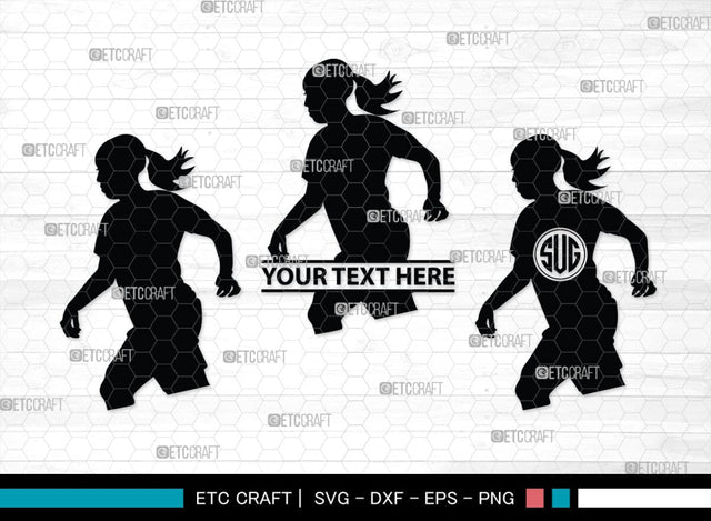 Soccer Player Monogram, Soccer Player Silhouette, Soccer Player SVG, Soccer Svg, SB00130 SVG ETC Craft 