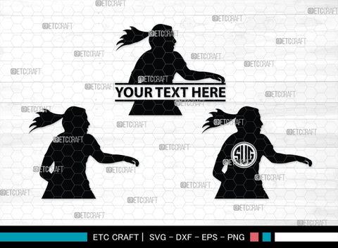 Soccer Player Monogram, Soccer Player Silhouette, Soccer Player SVG, Soccer Svg, SB00130 SVG ETC Craft 