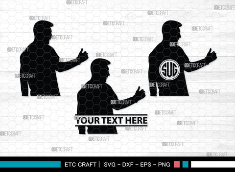 Soccer Player Monogram, Soccer Player Silhouette, Soccer Player SVG, Soccer Svg, SB00130 SVG ETC Craft 