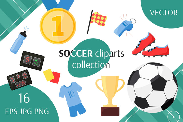 Soccer PNG Clipart | Football Vector Collection Sublimation AnnaViolet_store 