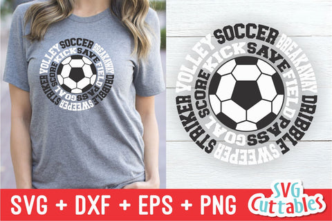 Soccer Round Subway Art SVG Svg Cuttables 
