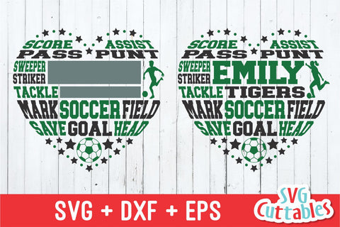 Soccer Subway Art Heart SVG Svg Cuttables 