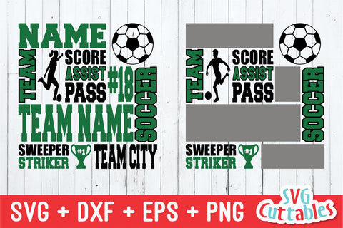 Soccer Subway Art SVG Svg Cuttables 