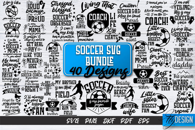 Soccer SVG Bundle | Football SVG | SVG Design SVG Fly Design 