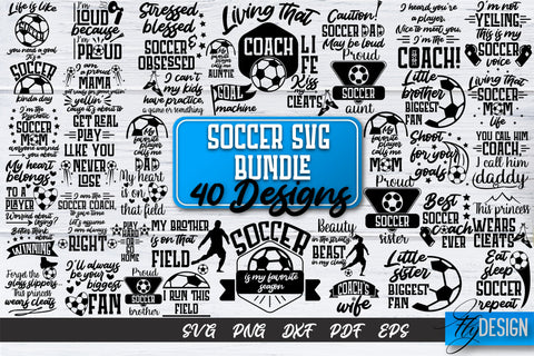 Soccer SVG Bundle | Football SVG | SVG Design SVG Fly Design 