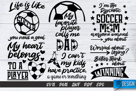 Soccer SVG Bundle | Football SVG | SVG Design SVG Fly Design 