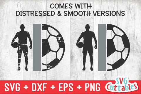 Soccer svg Cut File - Soccer Template - Boys Soccer - Soccer Template 0023 - svg - eps - dxf - png - Silhouette - Cricut - Digital File SVG Svg Cuttables 