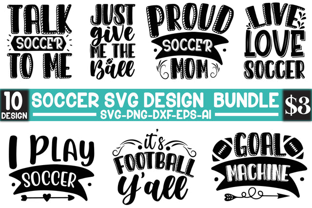 Soccer Svg Design Bundle SVG SVGista 