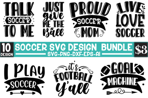 Soccer Svg Design Bundle SVG SVGista 