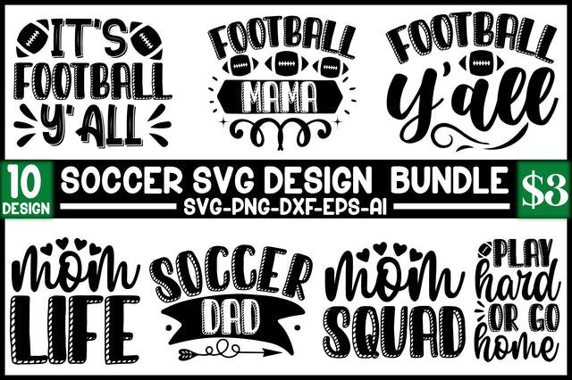 Soccer Svg Design Bundle SVG SVGista 