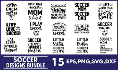 Soccer SVG Designs Bundle SVG PatternFeed8 