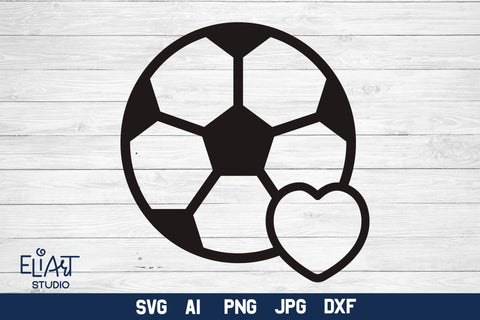 Soccer SVG, Love Soccer PNG, Soccer Fan SVG Design. SVG Elinorka 