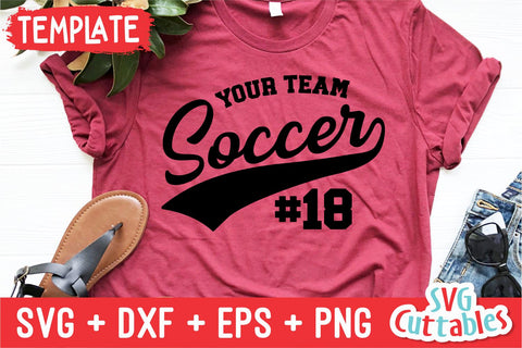 Soccer SVG | Soccer Template 0039 | Shirt Design SVG Svg Cuttables 