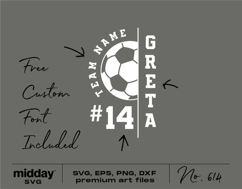 Soccer Team Svg Png, Soccer Ball Player Template, Ai Eps Svg Png Dxf, Soccer Mom Svg, Soccer Shirt svg, Cut File, Cricut, Silhouette SVG Midday SVG 