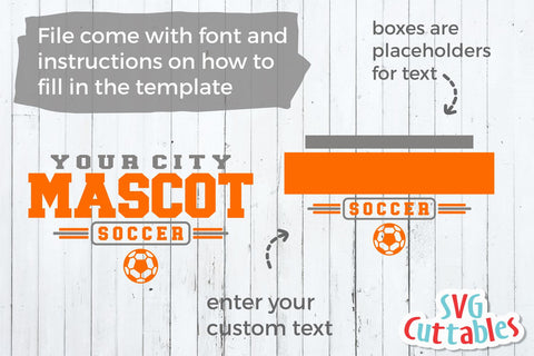 Soccer Template 0016 SVG Svg Cuttables 