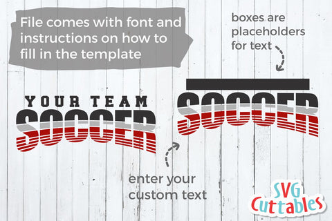 Soccer Template 0019 SVG Svg Cuttables 