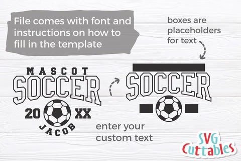 Soccer Template 0031 | SVG Cut File SVG Svg Cuttables 
