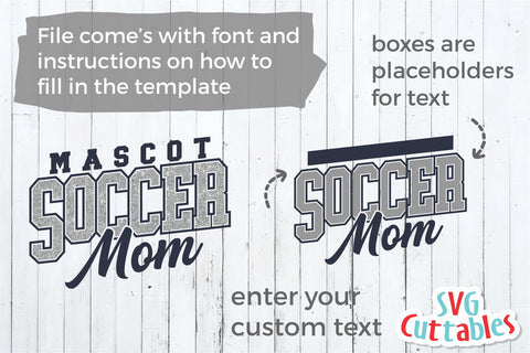 Soccer Template svg Cut File - Soccer Mom svg - Soccer Template 0025 - svg - eps - dxf - png - Silhouette - Cricut - Digital File SVG Svg Cuttables 