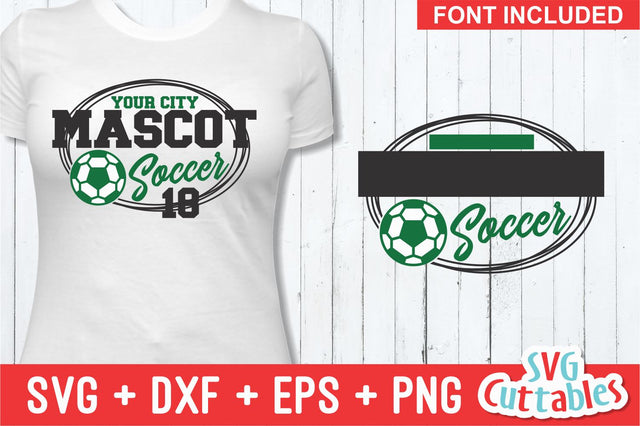 Soccer Template svg Cut File - Soccer svg - Soccer Team - Soccer Template 0021 - svg - eps - dxf - png - Silhouette - Cricut - Digital File SVG Svg Cuttables 