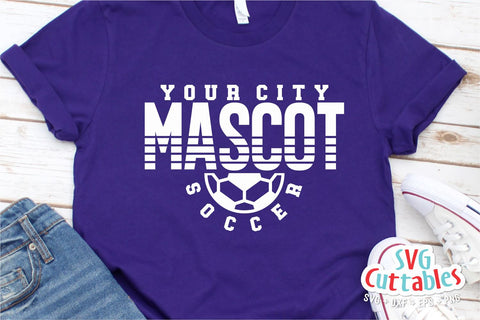 Soccer Template svg Cut File - Soccer svg - Soccer Team - Soccer Template 0045 - svg - eps - dxf - png - Silhouette - Cricut - Digital File SVG Svg Cuttables 