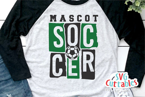 Soccer Template svg Cut File - Soccer svg - Soccer Team - Soccer Template 0049 - svg - eps - dxf - png - Silhouette - Cricut - Digital File SVG Svg Cuttables 