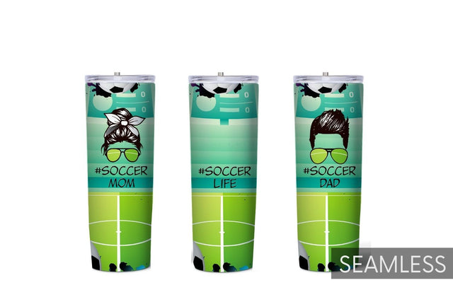 Soccer Tumbler Sublimation Bundle Sublimation SvgOcean 