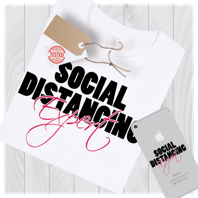 Social Distancing Expert Svg Files for Cricut Designs | Social Distance Svg | Self Isolation Svg | Quarantine Life Svg | Introvert Cut File SVG My Sew Cute Boutique 