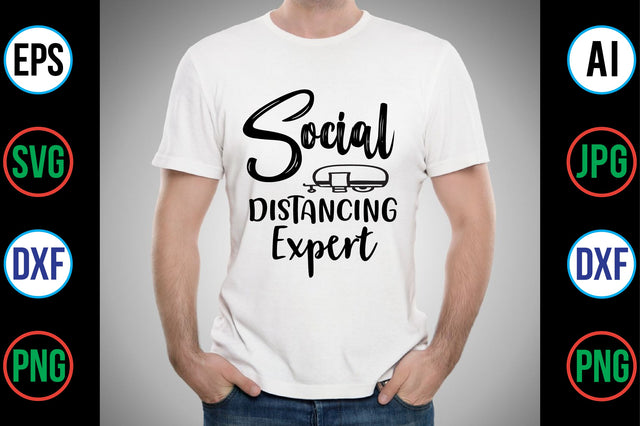 Social Distancing Expert svg SVG nirmal108roy 