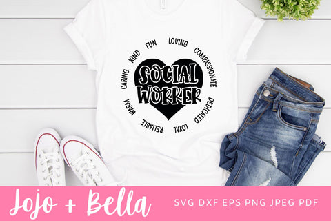 Social Worker Svg, Social Work, Svg, Cricut, Svg designs, Essential Worker Svg, Svg Files For Cricut, Sublimation Designs Downloads SVG Jojo&Bella 