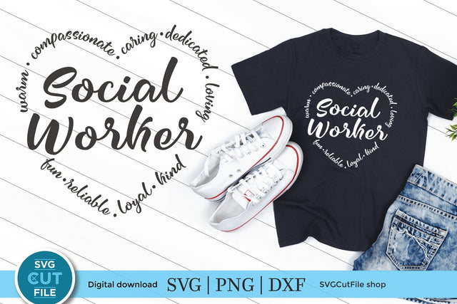 Social worker svg, social work svg, social services gift idea svg, love social work, social worker heart shape, social worker gift svg dxf SVG SVG Cut File 