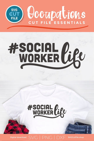 Social worker svg, social work svg, social services gift idea svg, social work life, social worker life svg, social worker gift, svg dxf png SVG SVG Cut File 