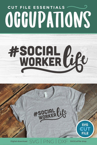 Social worker svg, social work svg, social services gift idea svg, social work life, social worker life svg, social worker gift, svg dxf png SVG SVG Cut File 