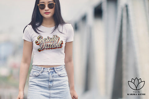 Socially Distant - Introvert SVG Graphic Design Sublimation SVG Karma Genie Graphics 