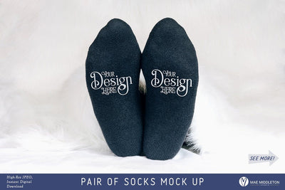 Socks Mock up for crafters Mock Up Photo Mae Middleton Studio 