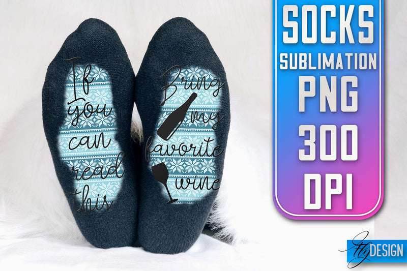 Socks Quotes Sublimation | PNG Design | Family Design Sublimation Fly Design 