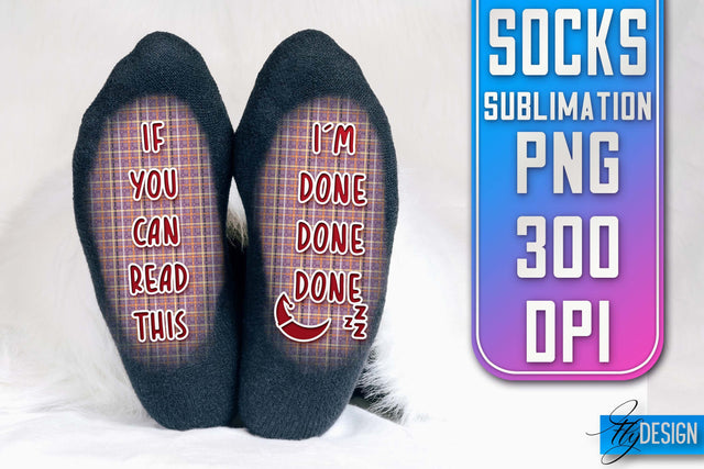 Socks Quotes Sublimation | PNG Design | Family Design Sublimation Fly Design 
