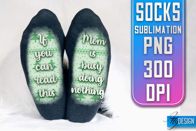 Socks Quotes Sublimation | PNG Design | Family Design Sublimation Fly Design 