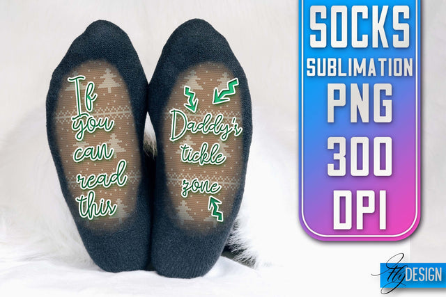 Socks Quotes Sublimation | PNG Design | Family Design Sublimation Fly Design 
